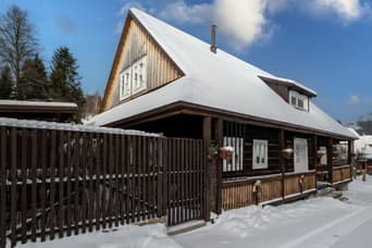 Landhaus Bocza im Winter