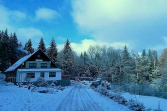 Wellness Pension Harmonie Rohanov in the winter