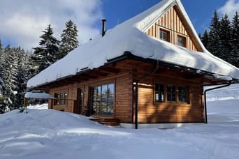 Blockhaus Verbena im Winter