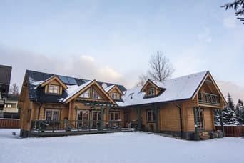 Villa Buky im Winter