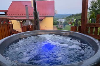 Wellness Chata Horbek s kaďou a saunou v lete