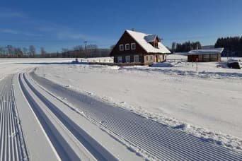 Cottage U Lukešů Aldrov in the winter
