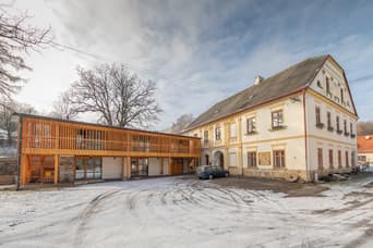 Apartmány ve Mlýně in the winter