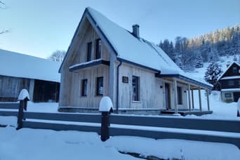 Chata Stodolka v zime