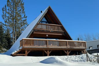 Házikó Za plotom télen