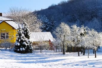 Ferienhaus Belka im Winter