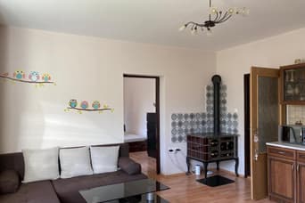 Domek Sovička w zimie