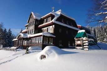 Hotel Bouda Jana v zimě