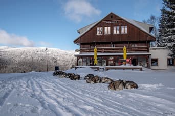 Pension Horalka v zimě