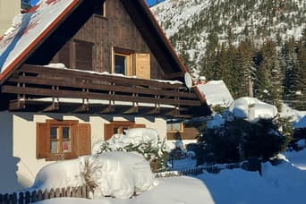 BOCKÝ domček in the winter