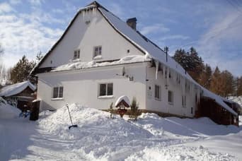 Moravická chalupa u Kučerů télen