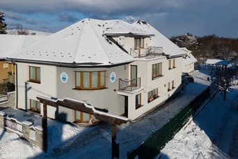 Villa Pavčina Lehota in the winter