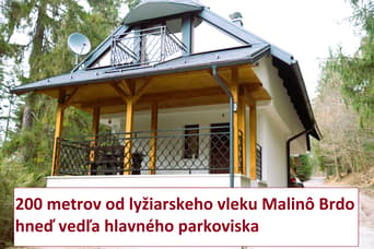 Chata Hrabovka v zime