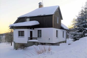 Cottage U Soviček in the winter