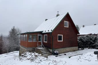 Cottage Holanďanka in the winter