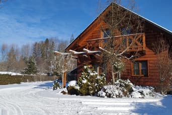 Cottage Skalnička in the winter
