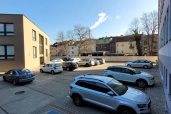 Dormitory STAVOUNION Čechova 1 in the winter