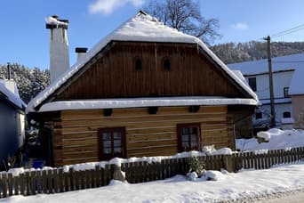Chalet Vír in the winter
