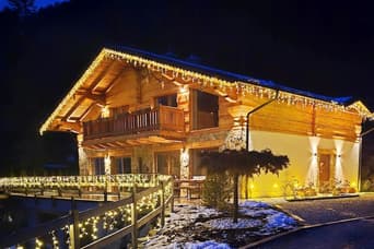 Nature Chalets Gader  v zimě