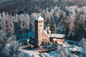Wellness Hotel Liberecká výšina v zime