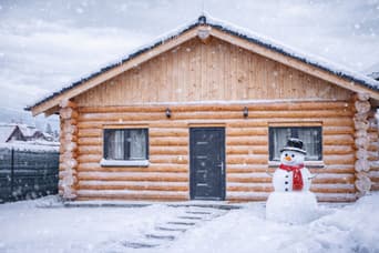 Zrub Polomka in the winter