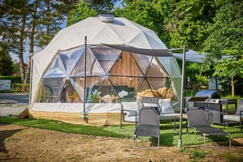 Glamping Slapy in the winter