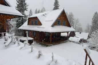 Ferienhaus Kubko na Orave im Winter