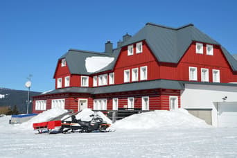 Hotel Bouda Helena in the winter