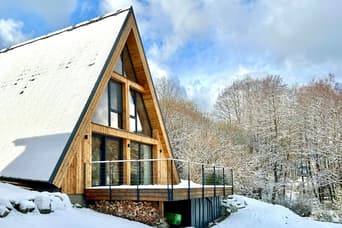 CabinA v zime