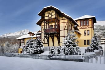 Villa Kunerad v zime