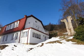 Cottage Pomněnka in the winter