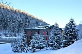 Residence Vlčice v zimě