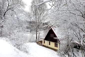Moderštôlnianska chata - Dômky im Winter