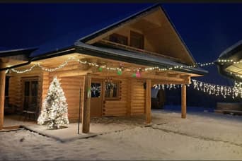 Holzhäuser Rapovce - Novolandia im Winter