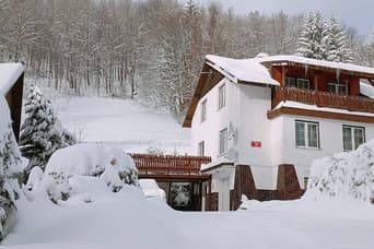 Cottage Černý Důl 241 in the winter