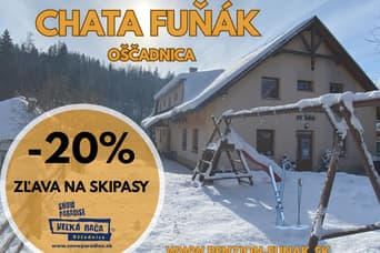 Chata Fuňák v zime