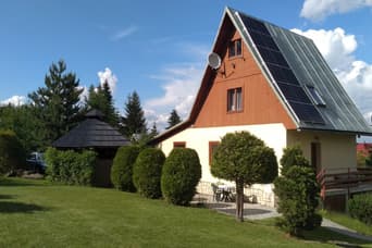 Ferienhaus Oravská Priehrada im Sommer
