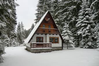Ferienhaus Naďa im Winter