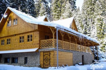Ferienhäuser Liptovo (Skipark Ružomberok Malinô Brdo) im Winter
