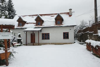 Chata Pohoda Sklené im Winter