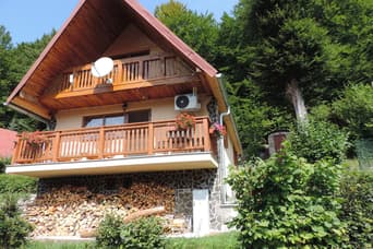 Ferienhaus Dáša im Sommer