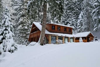 Ferienhaus MROŽ im Winter