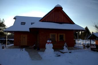 River Cottage Bešeňová in the winter