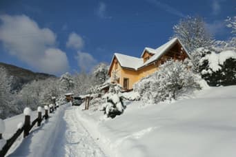 Házikó na slnečnom kopci télen