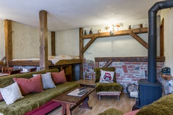 Chalupa a apartmánový domček Chlievy télen