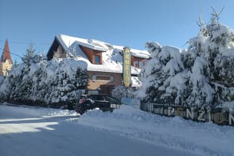 Pension Eliška in the winter
