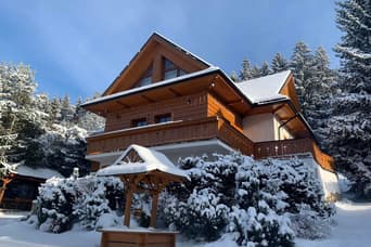 Ferienhaus Šafran Jánska dolina 2054 im Winter