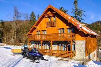 Apartmány Valča v zime