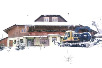 Blockhaus Kozinec im Winter
