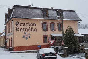 Pensjonat Kamélia w zimie